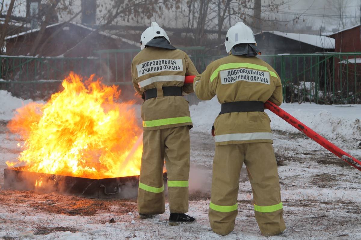 Пожарный фактически